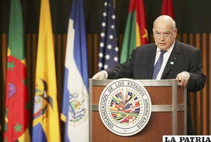 José Miguel Insulza, secretario general de la Organización de Estados Americanos