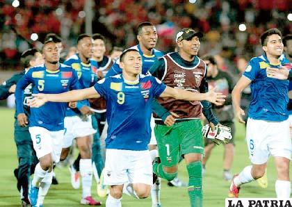 Los jugadores de la selección de Ecuador que participarán en la 
próxima versión del Mundial Brasil 2014