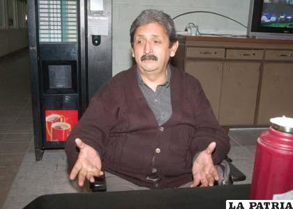 Walter Aramayo en el Colegio de Arquitectos