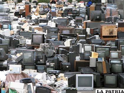 La basura electrónica contamina cada vez más el medio ambiente