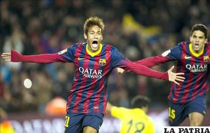 Neymar se destapa en Barcelona