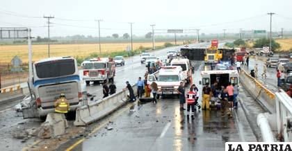 Accidente de tránsito deja siete muertos en el Norte de México