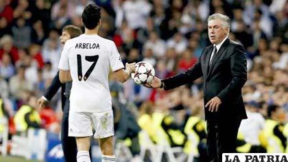 Ancelotti, entrenador de Real Madrid, conforme con el resultado