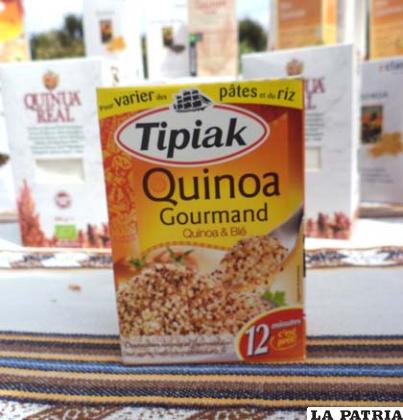 Producto francés en base a quinua orgánica boliviana