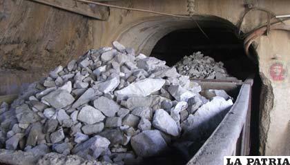 Cotizaciones de los minerales bajaron durante esta gestión 