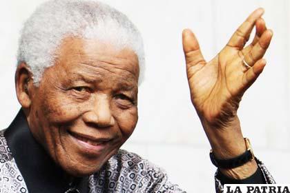 Nelson Mandela, expresidente de Sudáfrica