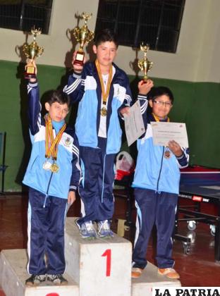 Campeones de la categoría Sub-13