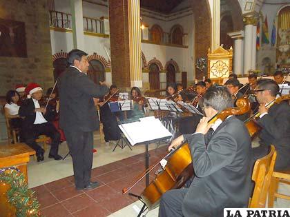 Orquesta Sinfónica de Oruro concluyó sus actividades de la gestión