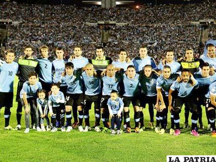 La selección de Uruguay que intervendrá en el Mundial de Brasil 2014