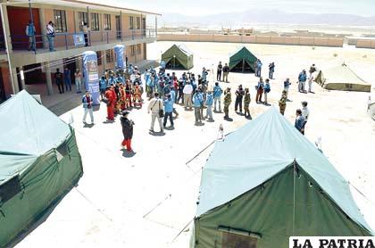 Uno de los campings que se utilizará para acoger a periodistas y turistas en Uyuni