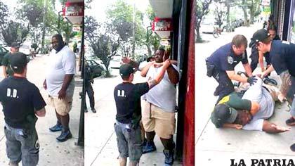 Eric Garner, de 43 años, vendía ilegalmente cigarrillos en una calle del barrio de Staten Island
