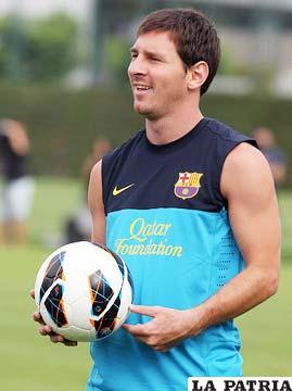 Messi con trabajo diferenciado