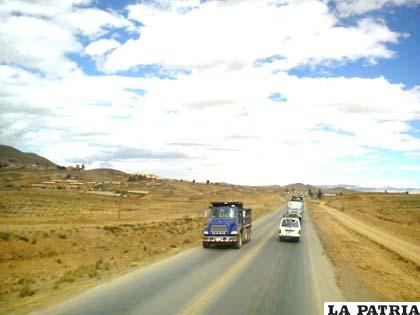 La carretera Oruro-La Paz fue escenario para el ilícito cometido