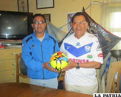 Adalberto Sandy junto a Teodoro Cárdenas