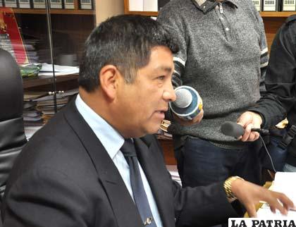 Benjamín Moya, presidente del Tribunal Electoral Departamental 
