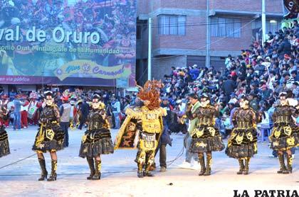 La diablada, la más tradicional de las danzas del Carnaval de Oruro