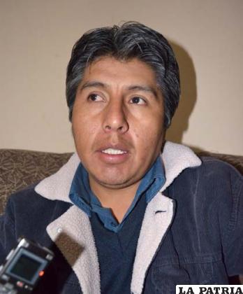 Edgar Sánchez buscará ser el gobernador de Oruro