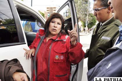 Rossío Pimentel se fue de la Alcaldía
