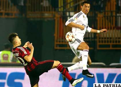 Cristiano Ronaldo anotó un gol, pero igual su equipo perdió