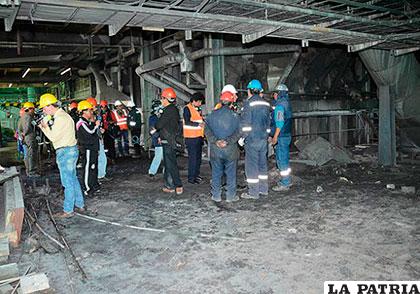 Inspección a la planta de Karachipampa /lostiempos.com