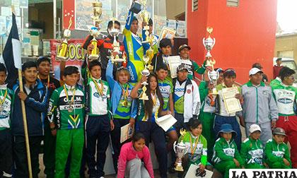 Ciclistas que ocuparon los primeros lugares en la competencia
