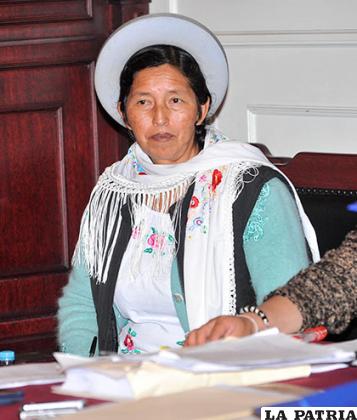 Julia Ramos en la audiencia de medidas cautelares /APG