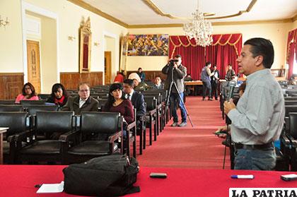 Taller desarrollado en el salón 