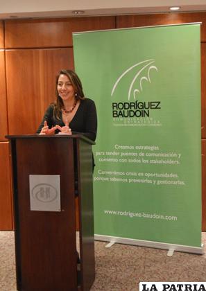 La autora del libro María José Rodríguez