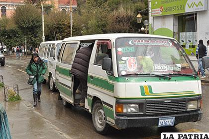 Por dos días pasaje de transporte urbano será 1,90 bolivianos
