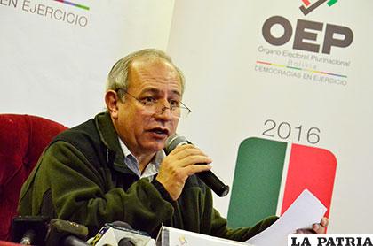 El vicepresidente del Tribunal Electoral, Antonio Costas, explica sobre sus funciones