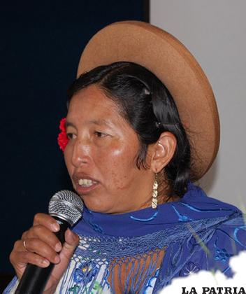 La ex ministra Julia Ramos en su audiencia por el caso ex Fondo Indígena