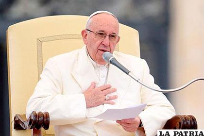 El Papa Francisco informó que realiza seguimiento a la cumbre sobre el 
cambio climático