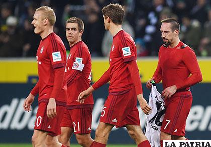 Molestos los jugadores de Bayern, Franck Ribery entre ellos