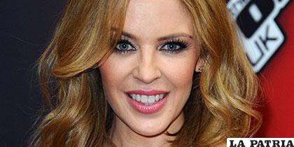 La cantante australiana Kylie Minogue