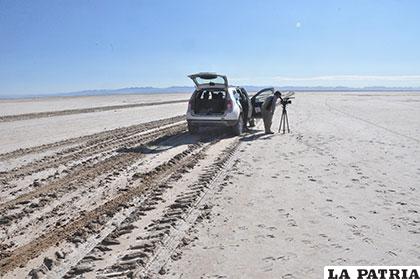 En esta extensión de tierra antes estaban las aguas del lago Poopó