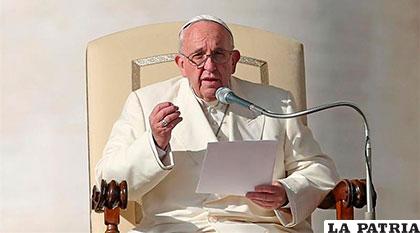 El Papa Francisco pide dejar la arrogancia y vivir un tiempo de paz y reconciliación /globovision.com