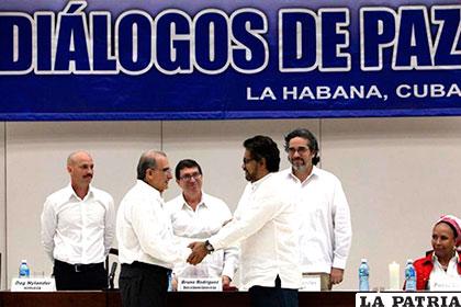 El acuerdo entre el gobierno colombiano y las FARC se llevó en La Habana /elmostrador.cl