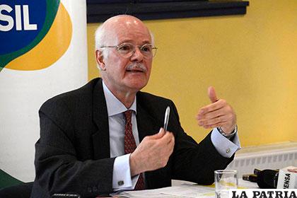 Raymundo Santos Rocha Magno, embajador de Brasil en Bolivia