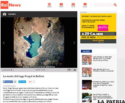 La noticia llegó a diferentes partes del planeta