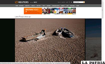 La agencia Reuters desplazó personal hasta el lugar de la tragedia