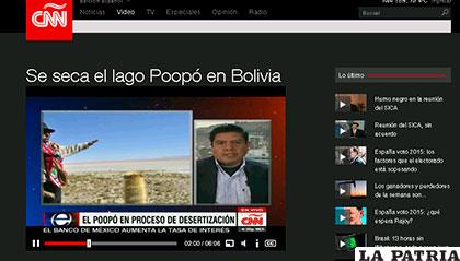 Expertos comentaron en CNN, las causas del desastre. Esta cadena televisiva utilizó las fotografías difundidas por LA PATRIA