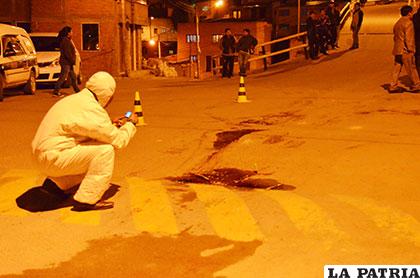 La escena del crimen
