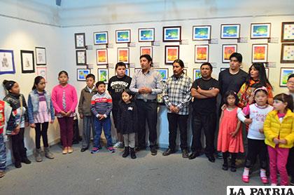 Durante la clausura de los cursos de fin de año de la ABAP