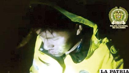 Imágenes capturadas del video del rescate de Erwin Tumiri /radiolavoz.com.ar