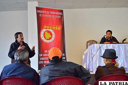 Periodistas rechazan posesión del Tribunal de Imprenta en Oruro
