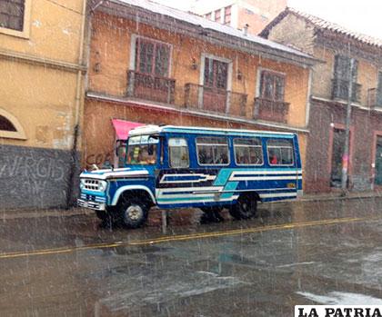 En los últimos días llovió en la ciudad de La Paz /ANF