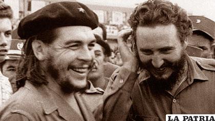 Castro junto al argentino Ernesto 