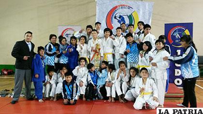 La selección orureña de judo ocupó el primer lugar en el torneo