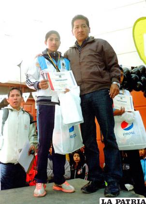 Deymar Patzi siempre está entre los primeros en cada prueba
