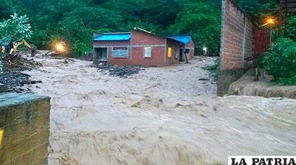 Riada en el municipio de Tipuani causó graves inundaciones /lostiempos.com